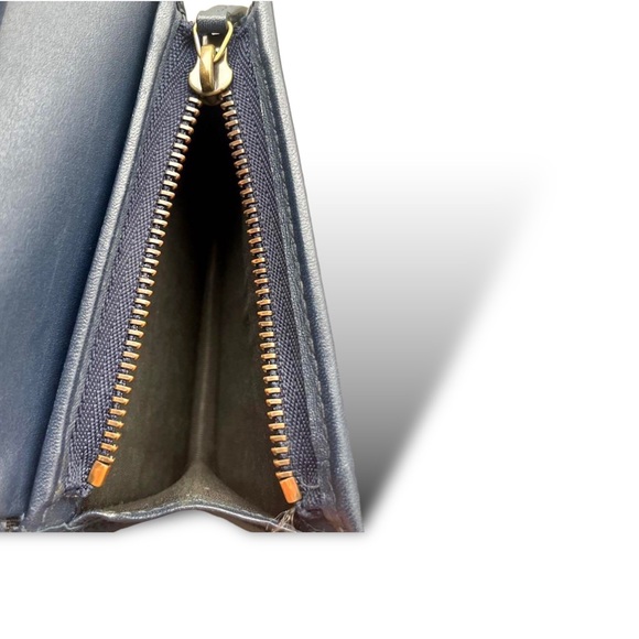 FULL INCLUSION! RARE Gucci Pearly GG Marmont Matelasse Denim Wallet with Chain. - Picture 6 of 16